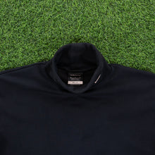 Load image into Gallery viewer, (2014) Nike Golf Dry-Fit Small Swoosh Embroidered Turtleneck Black Long Sleeve T-Shirt - M
