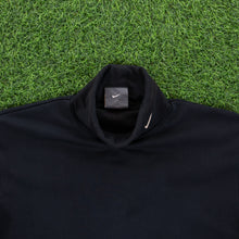 Load image into Gallery viewer, (2014) Nike Golf Dry-Fit Small Swoosh Embroidered Turtleneck Black Long Sleeve T-Shirt - M
