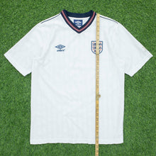 Load image into Gallery viewer, 1995 1997 England Gascoigne 8 Home Football Shirt Size XL Euro 1996 Genuine Original (Copy 4)
