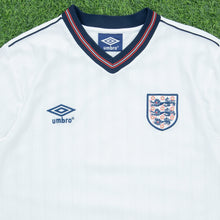 Load image into Gallery viewer, 1995 1997 England Gascoigne 8 Home Football Shirt Size XL Euro 1996 Genuine Original (Copy 4)
