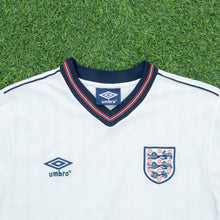 Load image into Gallery viewer, 1995 1997 England Gascoigne 8 Home Football Shirt Size XL Euro 1996 Genuine Original (Copy 4)
