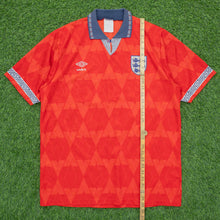 Load image into Gallery viewer, 1995 1997 England Gascoigne 8 Home Football Shirt Size XL Euro 1996 Genuine Original (Copy 5)
