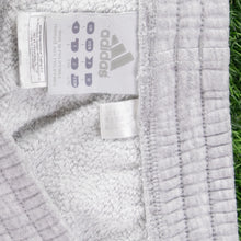 Load image into Gallery viewer, (2005) Adidas Small Spell Out Logo Embroidered Grey Sweat Shorts - L (30-34”)
