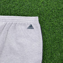 Load image into Gallery viewer, (2005) Adidas Small Spell Out Logo Embroidered Grey Sweat Shorts - L (30-34”)
