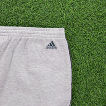 Load image into Gallery viewer, (2005) Adidas Small Spell Out Logo Embroidered Grey Sweat Shorts - L (30-34”)
