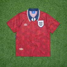 Load image into Gallery viewer, 1995 1997 England Gascoigne 8 Home Football Shirt Size XL Euro 1996 Genuine Original (Copy 8)

