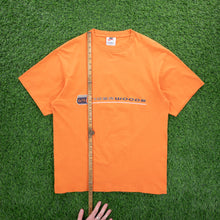 Load image into Gallery viewer, (1997) Nike Tiger Woods Golf Large Spell Out Graphic Orange T-Shirt - M/L
