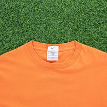 Load image into Gallery viewer, (1997) Nike Tiger Woods Golf Large Spell Out Graphic Orange T-Shirt - M/L
