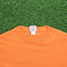 Load image into Gallery viewer, (1997) Nike Tiger Woods Golf Large Spell Out Graphic Orange T-Shirt - M/L
