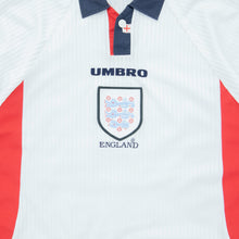 Load image into Gallery viewer, 1995 1997 England Gascoigne 8 Home Football Shirt Size XL Euro 1996 Genuine Original (Copy 9)
