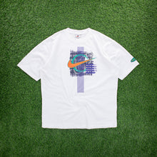 Load image into Gallery viewer, Nike Large Swoosh Graphic White T-Shirt - XL
