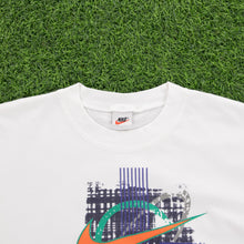 Load image into Gallery viewer, Nike Large Swoosh Graphic White T-Shirt - XL
