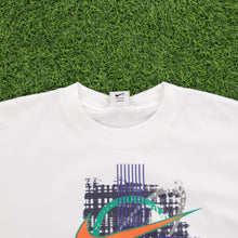 Load image into Gallery viewer, Nike Large Swoosh Graphic White T-Shirt - XL
