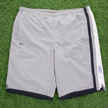 Load image into Gallery viewer, (2003) Nike Small Swoosh Spell Out Embroidered Taping Grey Sports Shorts - XL/XXL (34-38”)
