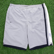 Load image into Gallery viewer, (2003) Nike Small Swoosh Spell Out Embroidered Taping Grey Sports Shorts - XL/XXL (34-38”)
