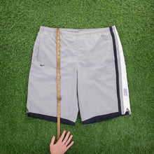 Load image into Gallery viewer, (2003) Nike Small Swoosh Spell Out Embroidered Taping Grey Sports Shorts - XL/XXL (34-38”)
