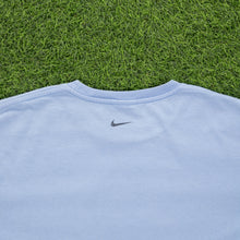 Load image into Gallery viewer, Nike Large Spell Out 3D Illusion Swoosh Graphic Light Blue T-Shirt - L/XL
