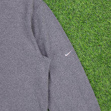 Load image into Gallery viewer, (2004) Nike Small Swoosh Embroidered Grey V-Neck Longsleeve T-Shirt - L/XL
