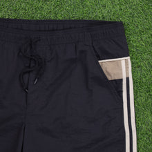 Load image into Gallery viewer, (2004) Adidas 3-Stripe Embroidered Pocket Black Swim Sports Cargo Shorts - M/L (32/34”)
