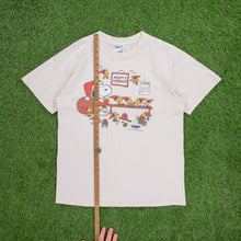 Load image into Gallery viewer, Snoopy Woodstock Peanuts Santas Workshop Christmas Graphic Beige T-Shirt - M
