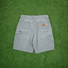 Load image into Gallery viewer, Carhartt Carpenter Workwear Canvas Grey Shorts - 30”
