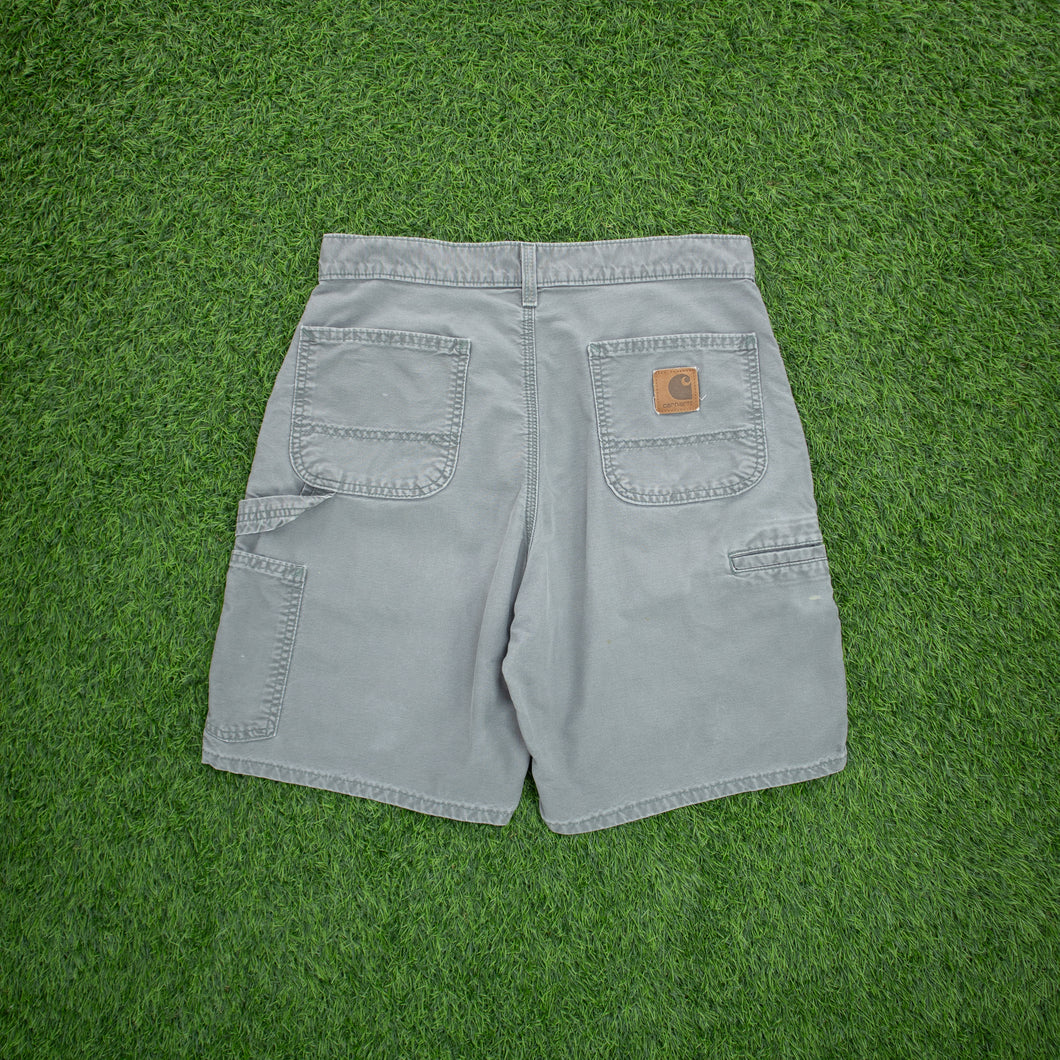 Carhartt Carpenter Workwear Canvas Grey Shorts - 30”