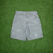 Load image into Gallery viewer, Carhartt Carpenter Workwear Canvas Grey Shorts - 30”
