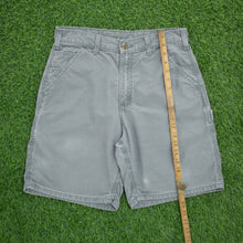 Load image into Gallery viewer, Carhartt Carpenter Workwear Canvas Grey Shorts - 30”
