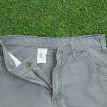 Load image into Gallery viewer, Carhartt Carpenter Workwear Canvas Grey Shorts - 30”
