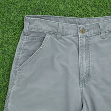 Load image into Gallery viewer, Carhartt Carpenter Workwear Canvas Grey Shorts - 30”

