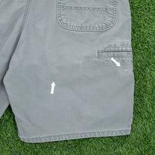 Load image into Gallery viewer, Carhartt Carpenter Workwear Canvas Grey Shorts - 30”
