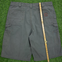 Load image into Gallery viewer, Carhartt Carpenter Workwear Canvas Grey Shorts - 40”
