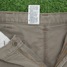 Load image into Gallery viewer, Carhartt Carpenter Workwear Canvas Khaki Green Shorts - 38”
