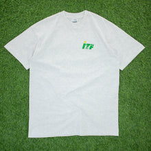 Load image into Gallery viewer, ITF International Tennis Federation Logo Double Sided Graphic Deadstock Screen Stars Single Stitch T-Shirt - XL
