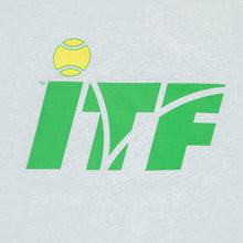Load image into Gallery viewer, ITF International Tennis Federation Logo Double Sided Graphic Deadstock Screen Stars Single Stitch T-Shirt - XL
