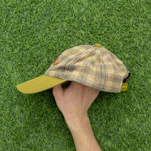 Load image into Gallery viewer, Mossimo Cursive Embroidered Plaid Wool Blend Twill Two Tone 6-Panel Snapback Cap - One Size
