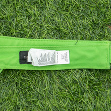 Load image into Gallery viewer, 2008 Nike Golf Small Swoosh Spell Out Embroidered Two Tone Green Visor Cap - One Size (S/M)

