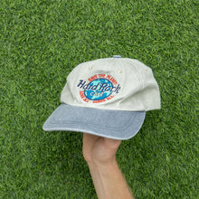 Load image into Gallery viewer, Hard Rock Cafe Memphis Save The Planet Love All Serve All Corduroy Denim Two Tone 6-Panel Snapback Cap - One Size
