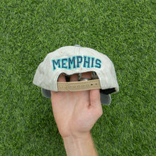 Load image into Gallery viewer, Hard Rock Cafe Memphis Save The Planet Love All Serve All Corduroy Denim Two Tone 6-Panel Snapback Cap - One Size
