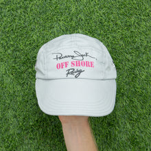 Load image into Gallery viewer, Panama Jack Off Shore Racing S-12 Boat Grey Long Brim 5-Panel Fitted Cap - One Size
