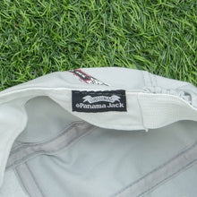 Load image into Gallery viewer, Panama Jack Off Shore Racing S-12 Boat Grey Long Brim 5-Panel Fitted Cap - One Size
