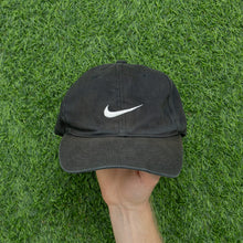 Load image into Gallery viewer, 1998 Nike Swoosh Embroidered Black Two Tone 6-Panel Cap - One Size
