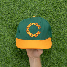 Load image into Gallery viewer, Crooks &amp; Castles Chain Logo Hardwood Classics NBA Basketball Wool Three Tone 6-Panel SnapBack Cap - One Size
