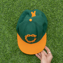 Load image into Gallery viewer, Crooks &amp; Castles Chain Logo Hardwood Classics NBA Basketball Wool Three Tone 6-Panel SnapBack Cap - One Size
