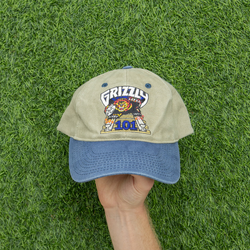 Grizzly 101 Scheuchzer Railway Train Vancouver Grizzlies Parody Two Tone 6-Panel Cap - One Size