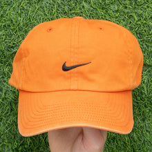 Load image into Gallery viewer, 2000 Nike Small Centre Swoosh Embroidered Orange 6-Panel Cap - One Size
