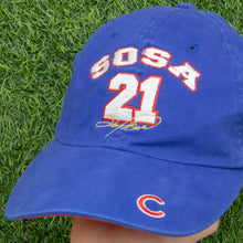 Load image into Gallery viewer, Chicago Cubs Sammy Sosa 21 Super Star Drew Pearson MLB Two Tone 6-Panel Baseball Cap - One Size
