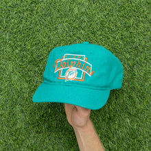 Load image into Gallery viewer, Miami Dolphins NFL Embroidered Logo Two Tone 6-Panel Snapback Cap - One Size
