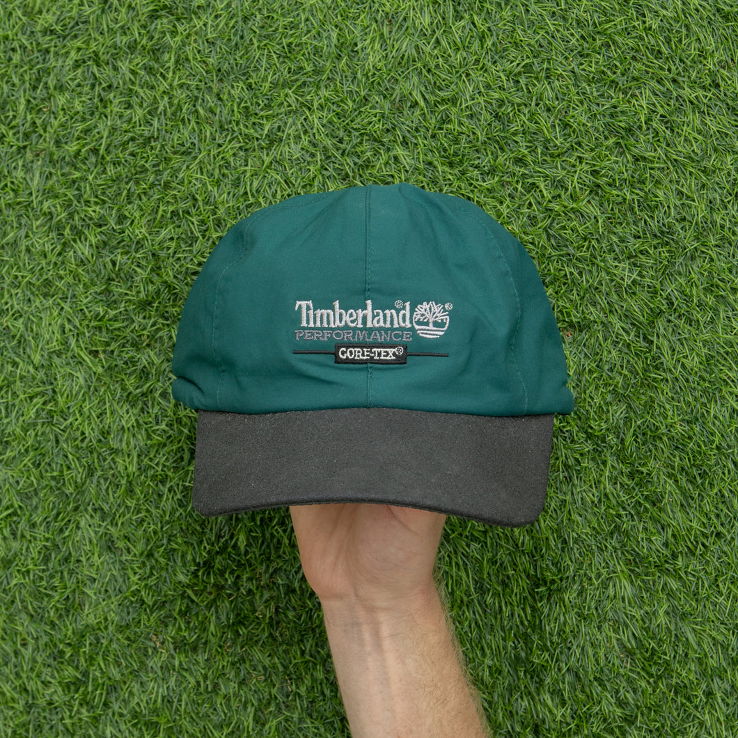 Timberland Performance Gore-Tex Polartec Embroidered Spell Out Waterproof Earflap Trapper 6-Panel Cap - One Size