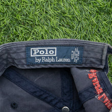 Load image into Gallery viewer, Polo Ralph Lauren Spell Out Embroidered Distressed Faded 6-Panel Baseball Cap - One Size
